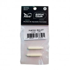 PUNTA ALBA ACRYLIC BULLET M x 2u