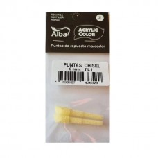 PUNTA ALBA ACRYLIC CHISEL L x 2u