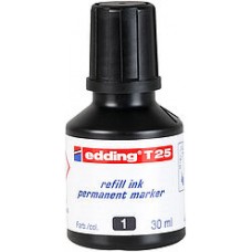 TINTA MARCADOR PERMANENTE T25 EDDING 30ml
