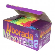 TIZA ALBORADA COLOR CAJA 144u.