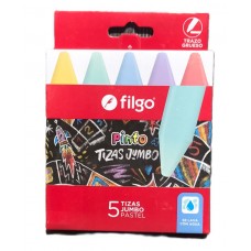 TIZA FILGO JUMBO PASTEL 5u.OFERTA