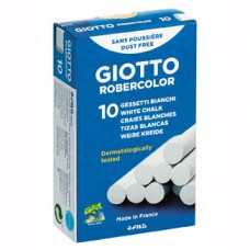 TIZA GIOTTO BLANCA CAJA 10u.