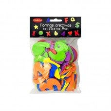 GOMA EVA FORMAS OMEGA 120 NUMEROS AUTOADHESIVO