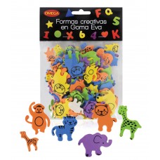GOMA EVA FORMAS OMEGA 120 ANIMALITOS