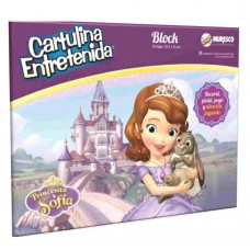 BLOCK CARTULINA 32x25 PRINCESITA SOFIA 20 hj MURESCO