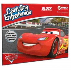 BLOCK CARTULINA 32x25 CARS 20 hj MURESCO