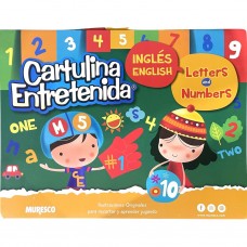 BLOCK CARTULINA 32x25 INGLES LETTERS Y NUMBERS 20 hj MURESCO