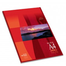 BLOCK EMBLOCADO A4 CUADRICULADO 80 hj AMERICA