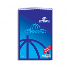 BLOCK ESPIRALADO A4 CUADRICULADO 80 hj x 5u CONGRESO