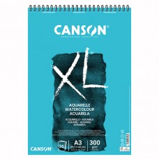 BLOCK CAN.AQUA.A3.300gr.XL.30h.ANILLADO.