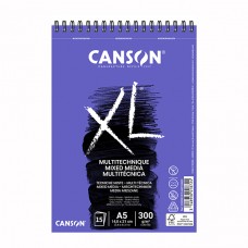 BLOCK CAN.MIX..A5.300gr.XL.15h.ANILLADO.