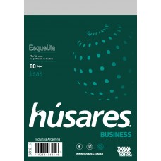 BLOCK EMBLOCADO A6 LISO 80 hj x 24u HUSARES