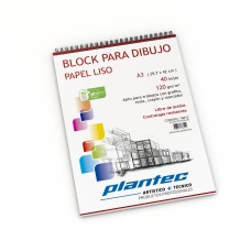 BLOCK PLANT.A3 120gr.LISO.40h.ANILLADO.