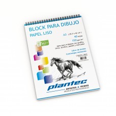 BLOCK PLANT.A3 150gr.LISO.40h.ANILLADO.