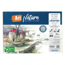 BLOCK PLANT.A5 300gr.ACUA.20h.ENCOLADO.