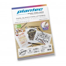 BLOCK PLANT.A5 210gr.LETT.20h.ENCOLADO.