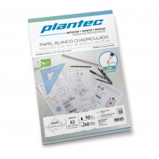 BLOCK PLANT.A5 90gr.CUADRI.40h.ENCOLADO.