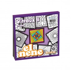 BLOCK CARTULINA 20x20 MANDALA 24 hj EL NENE OFERTA