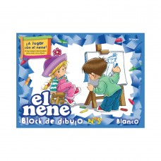 BLOCK DIBUJO Nø5 BLANCO 24 hj EL NENE