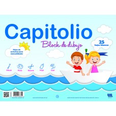 BLOCK DIBUJO Nø5 BLANCO 25 hj CAPITOLIO