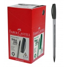 BOLIGRAFO FABER CASTELL TRILUX 1mm caja x 50u