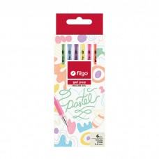 BOLIGRAFO FILGO GEL POP PASTEL x 6u