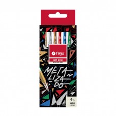 BOLIGRAFO FILGO GEL POP METALIZADO x 6u