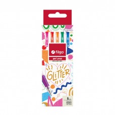 BOLIGRAFO FILGO GEL POP GLITTER x 5u