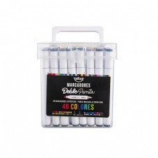 MARCADOR TALBOT DOBLE PUNTA x 48u