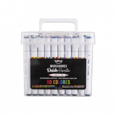 MARCADOR TALBOT DOBLE PUNTA x 80u