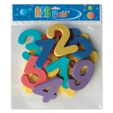 GOMA EVA FORMAS ASB 20 NUMEROS COLOR 5mm