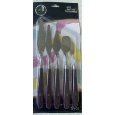 ESPATULA ASB MANGO MADERA SET x 5u