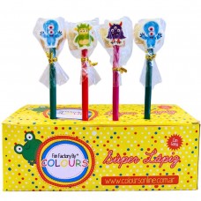 LAPIZ NEGRO COLOURS MONSTRUOS CON GOMA