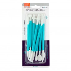 ESTECAS PLASTICA BRW SET x 8u