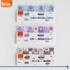 NOTA ADHESIVA BRW SEÑALADOR FANTASIA BLISTER x 7u