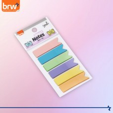 NOTA ADHESIVA BRW SEÑALADOR PASTEL BLISTER x 6u