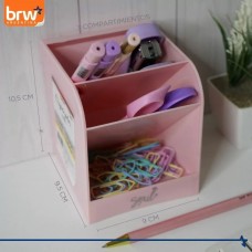 ORGANIZADOR ESCRITORIO BRW 3 DIVISIONES VERTICAL