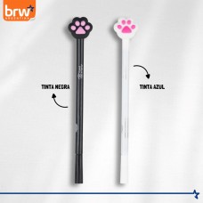 MARCADOR BRW FINELINER 0.4mm PATITA GATITO