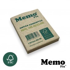 NOTA ADHESIVA MEMO FIX RECICLADO 50x74mm S(002) 80 hj
