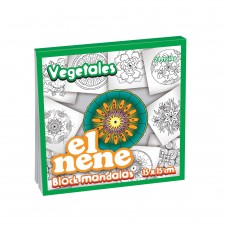 BLOCK CARTULINA 15x15 MANDALA 24 hj EL NENE OFERTA