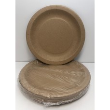 PLATO POLIPAPEL 19cm KRAFT x 25u