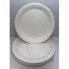 PLATO POLIPAPEL 22cm BLANCO x 25u