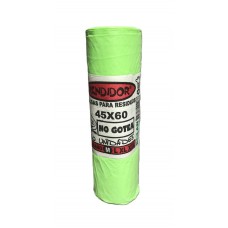 BOLSA RESIDUO BD 45x60cm VERDE RENDIDOR x 480u