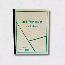 LIBRO APE CORRESP.Nº2 TRIPLICADO.