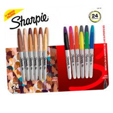 MARCADOR SHARPIE FINO PORTRAITS x 24u