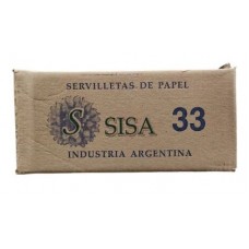 SERVILLETA SISA MESA 33x33cm caja x 1kg