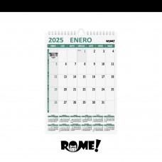 ALMANAQUE A3 VERTICAL VERDE ROME 4995