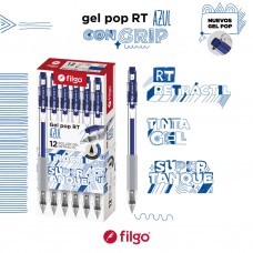 BOLIGRAFO FILGO GEL POP RT x 12u
