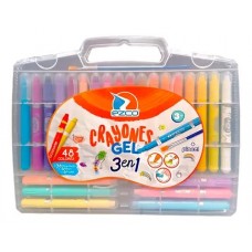 CARYON EZCO GEL + PINCEL x 48 COLORES