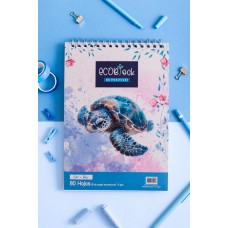 BLOCK ESPIRALADO A4 LISO 80 hj PUNTO CERO ECO